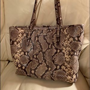 Michael Kors Snake Skin Tote